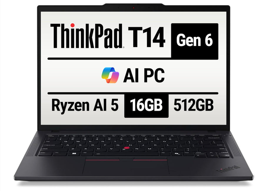 Lenovo ThinkPad T14 Gen 6 – Ryzen AI 5 PRO, 16GB, 512GB