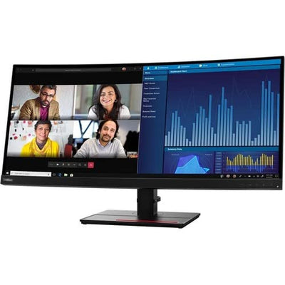 Lenovo ThinkVision P34w-20 34.1" UW-QHD Curved Screen WLED LCD Monitor - 21:9...