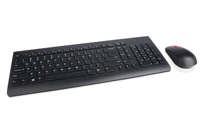 Lenovo 510 Wireless Keyboard & Mouse Combo, 2.4 GHz Nano USB Receiver, Full S...